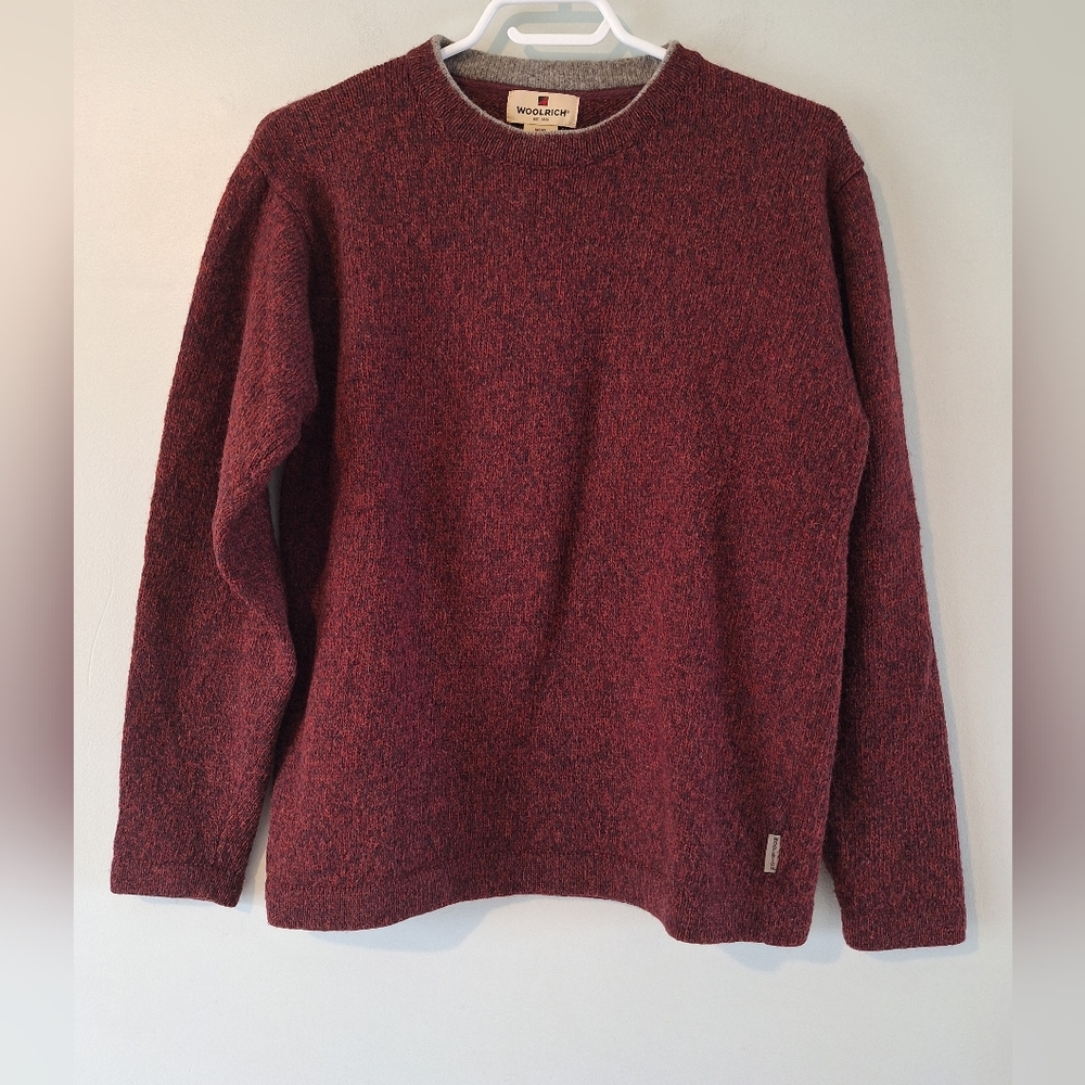 Woolrich Men's Crewneck Pullover Wool Blend Sweater - M
